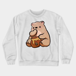 Brown Cute Kawaii Bear Crewneck Sweatshirt